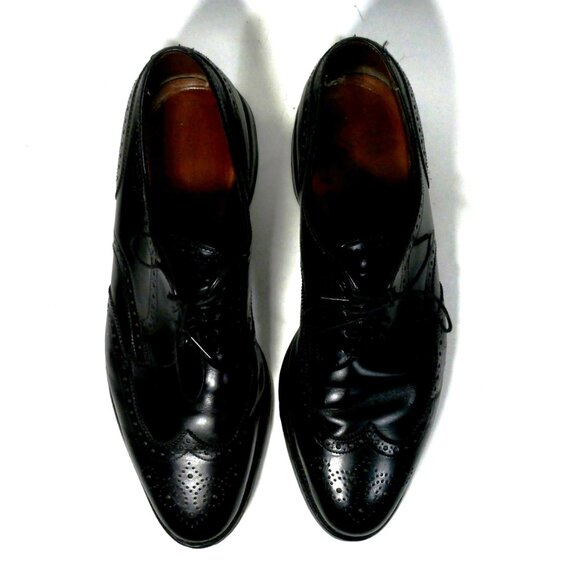 Allen Edmonds Concord Wingtip Oxford Dress Shoes Black Men Size 12 C Made In USA main image 10
